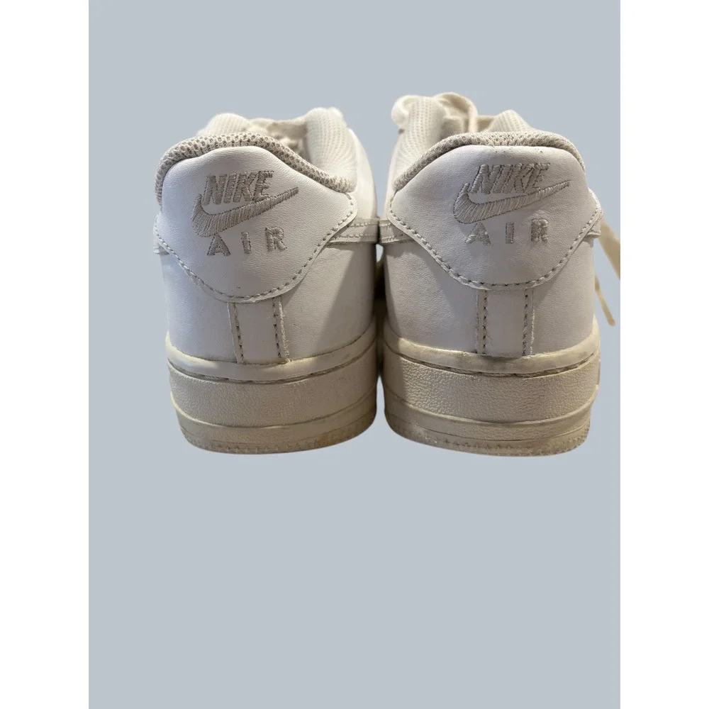 Nike Air Force‎ 1 Low GS White Sneakers Shoes 314192-117 Kids